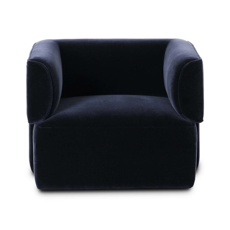 Casey Navy Swivel Chair - Al Rugaib Furniture