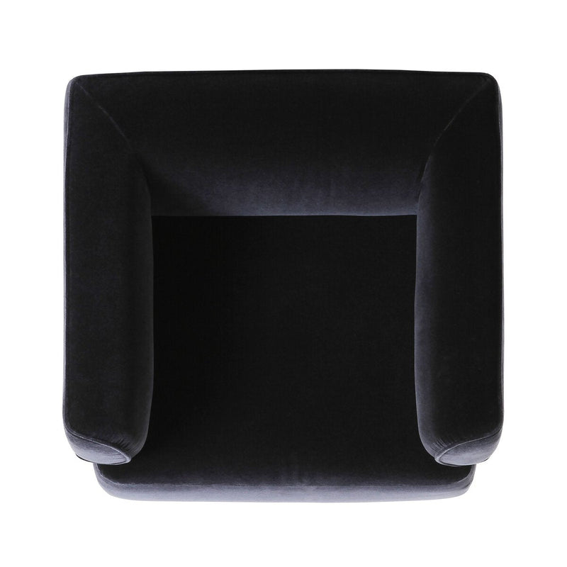 Casey Navy Swivel Chair - Al Rugaib Furniture
