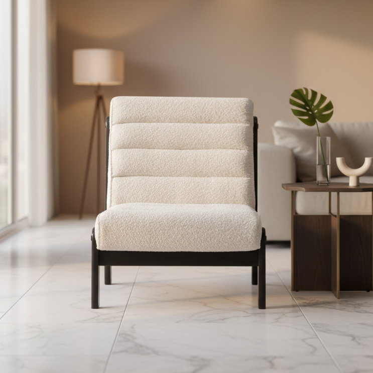 Cassandra Ivory Accent Chair Chairs| Roots Furniture