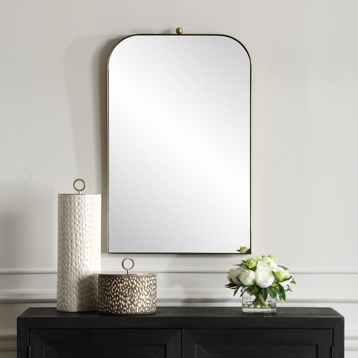 Cassidy Brass Arch Mirror Mirrors| Uttermost