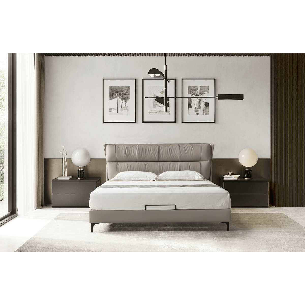 Castle Comfort Dusty Pink King Bed x W200 Beds| Roots Furniture