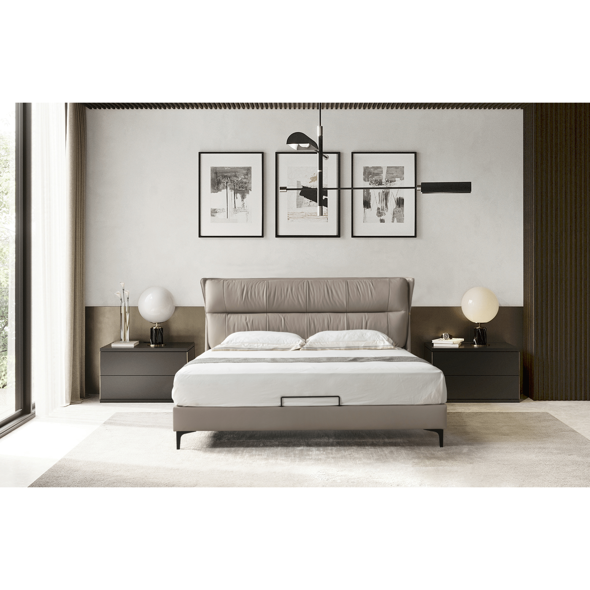 Castle Comfort Dusty Pink King Bed x W200 Beds| Roots Furniture
