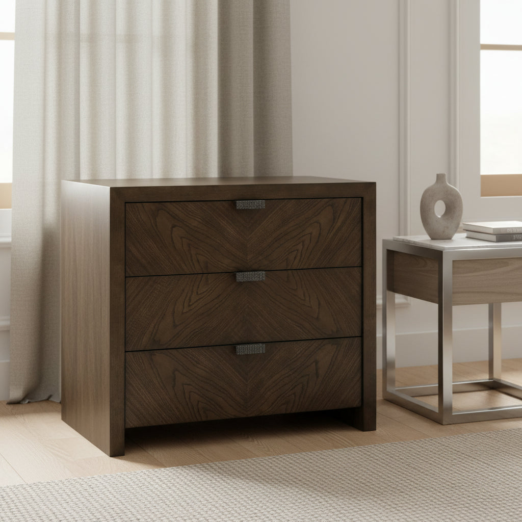 Catalina - Catalina Three Drawer Nightstand Nightstands| Theodore Alexander