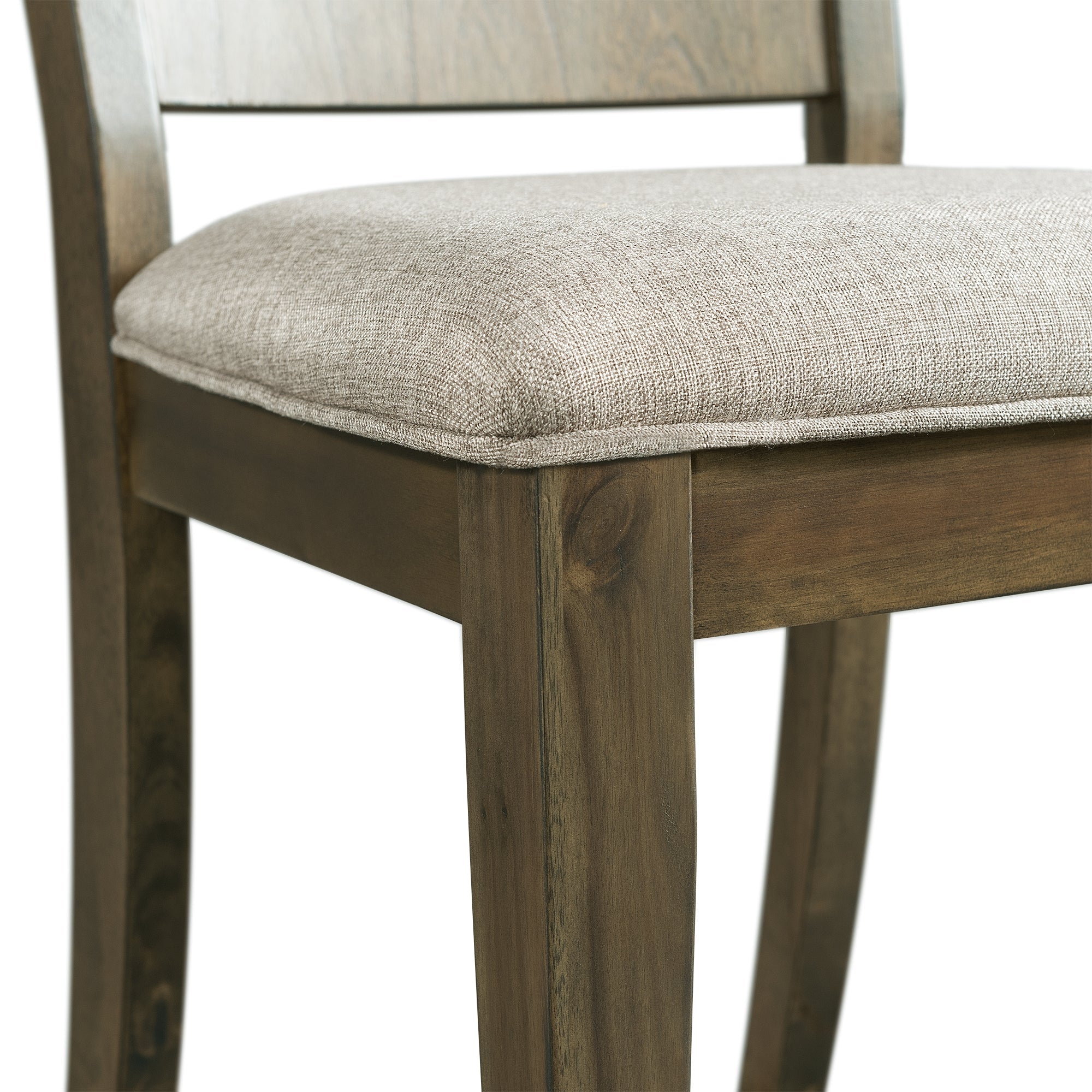 Cato Keyhole Panel Back Side Chair Grey Color (2 Per Pack) Dining Chairs| ROOTS FURNITURE