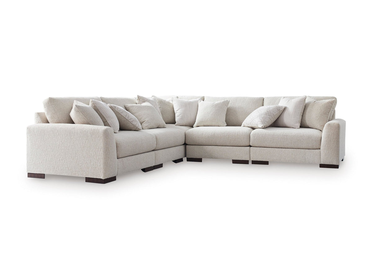 Cavella 5-Piece Sectional Sectionals| Ashley Homestore