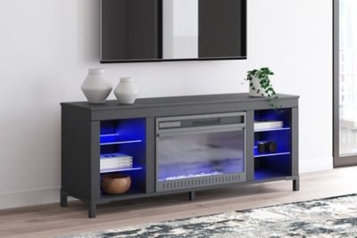 Cayberry 60" TV Stand with Electric Fireplace TV Units| Ashley Homestore
