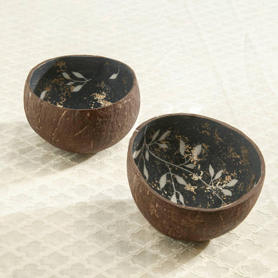 Winter nights coconut bowl set of 2