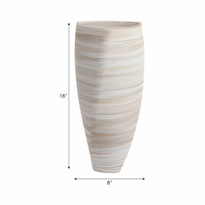 مزهرية الخزف المطبوعة بتقنية 3D من أسمرا، متعددة الألوان Asmara 3d Printed Porcelain Vase, Multi
