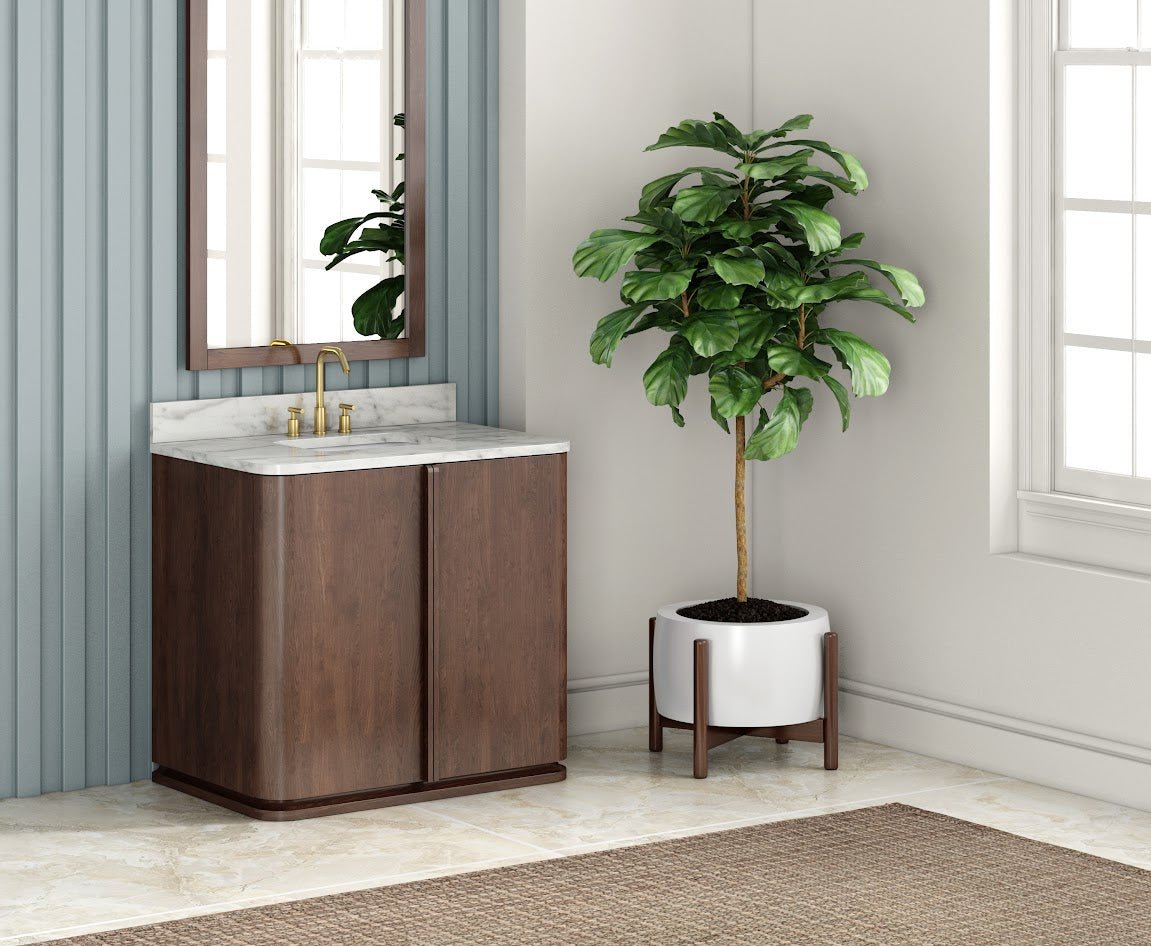 Cedar Sink Single Vanity brushed Oak Accent & End Tables| Roots Furniture