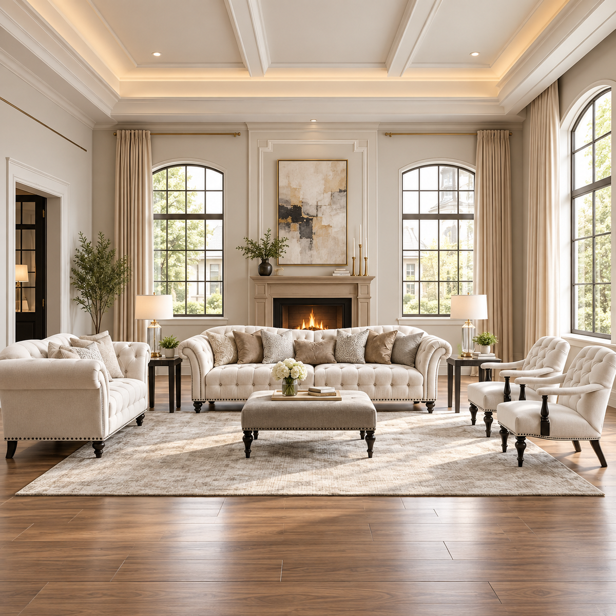 Classic Pearl Sofa Set