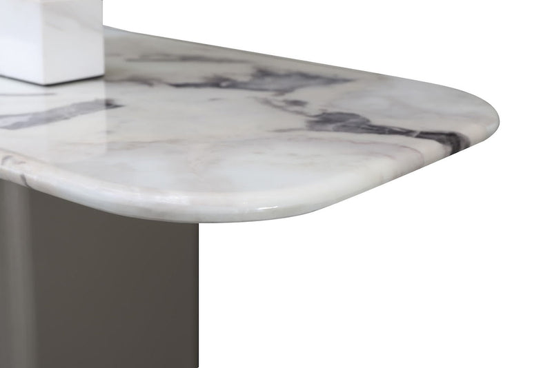Celadon Charm Marble Console - Al Rugaib Furniture