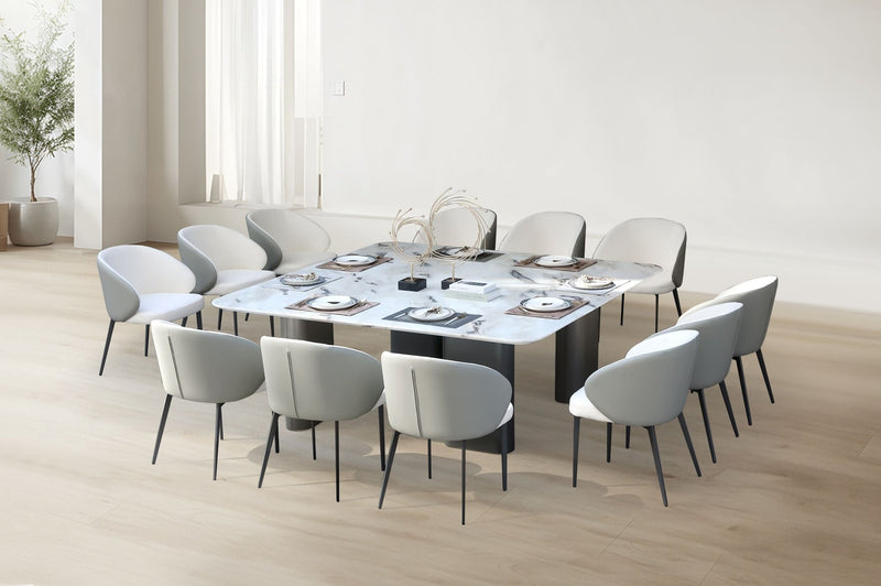 Celadon Charm Marble Dining Table 200 - Al Rugaib Furniture