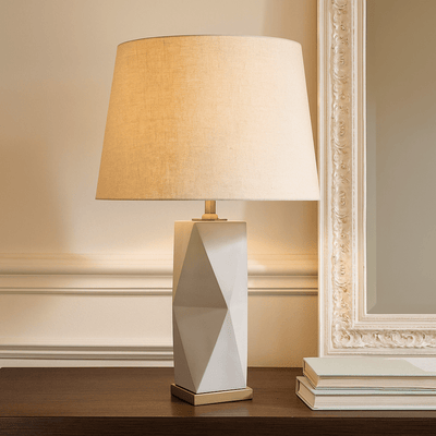 CEMENT TABLE LAMP - Al Rugaib Furniture