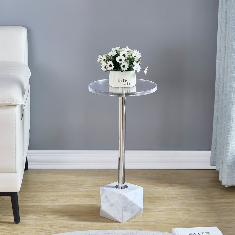 Cemil Round Side Table - Al Rugaib Furniture