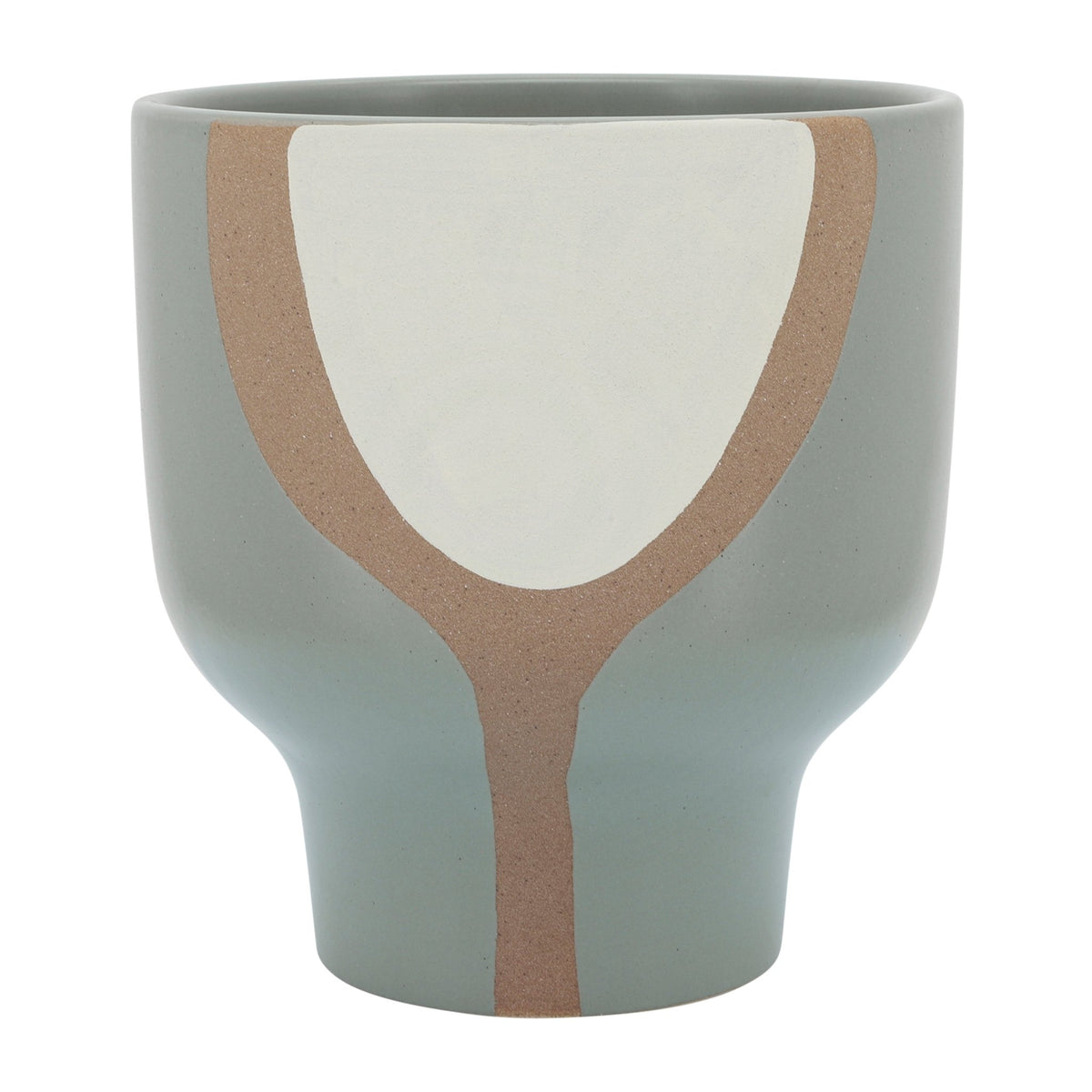 CER, 10" MUSHROOM PLANTER, MINT Outdoor Planters| Sagebrook Home