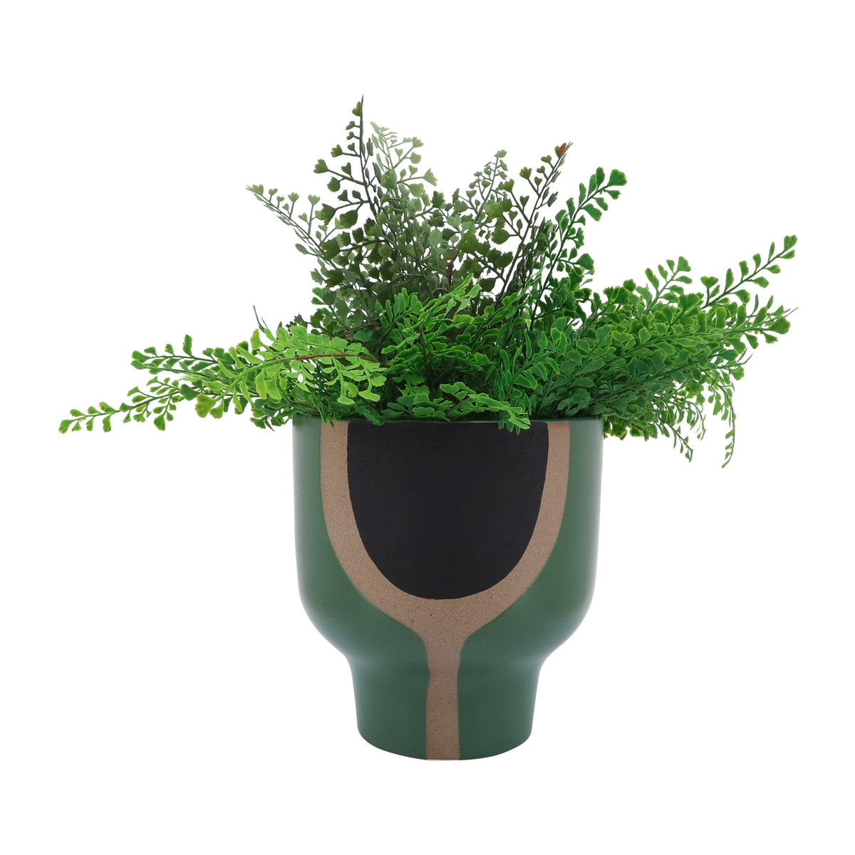 CER, 10" MUSHROOM PLANTER, OLIVE Outdoor Planters| Sagebrook Home