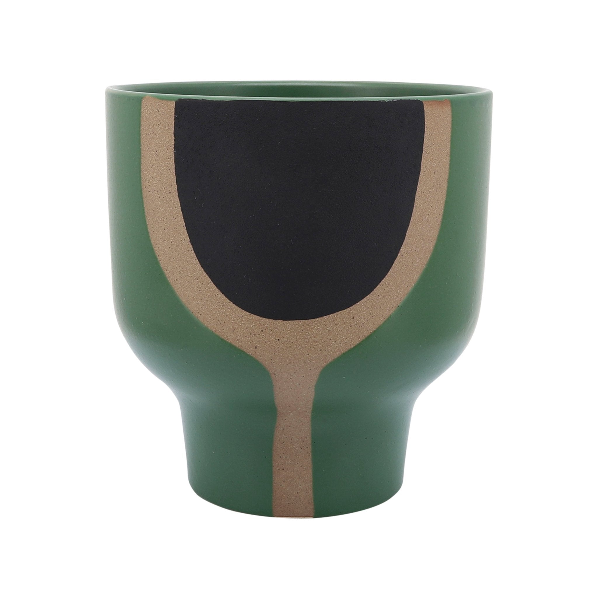CER, 10" MUSHROOM PLANTER, OLIVE Outdoor Planters| Sagebrook Home