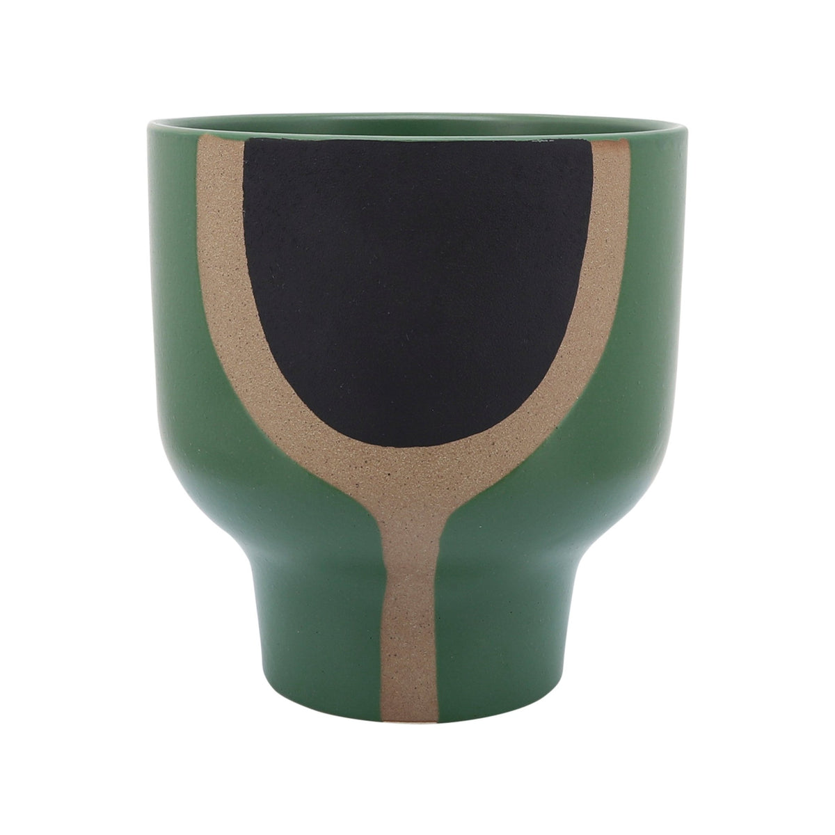 CER, 10" MUSHROOM PLANTER, OLIVE Outdoor Planters| Sagebrook Home