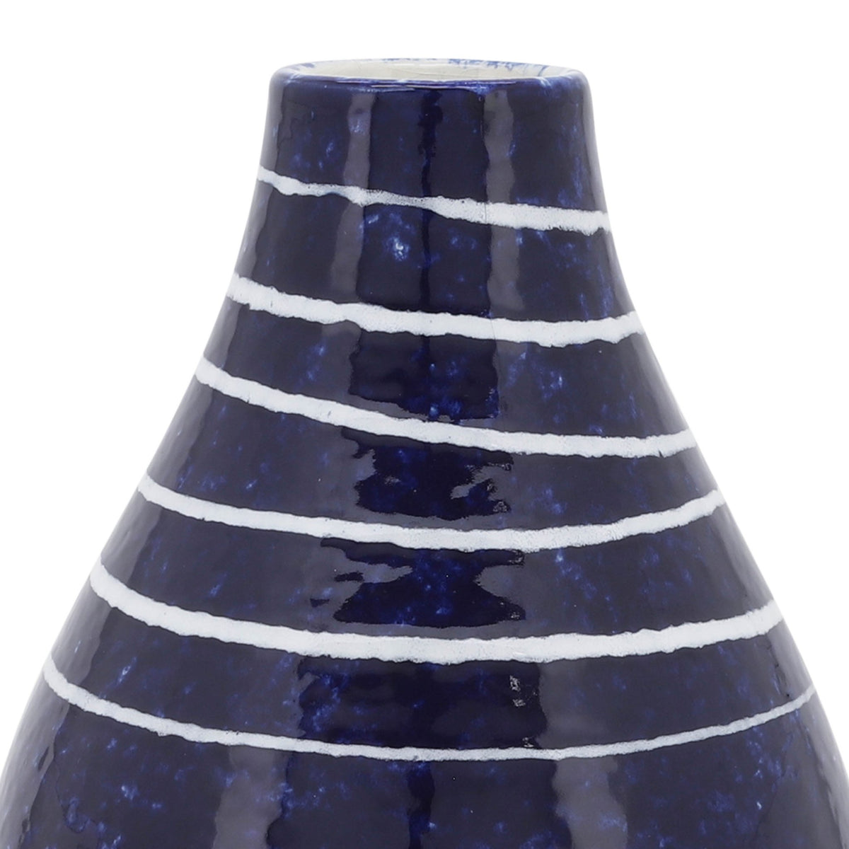 CER, 10"H PRIMEVAL VASE, BLUE Vases and Jars| Sagebrook Home