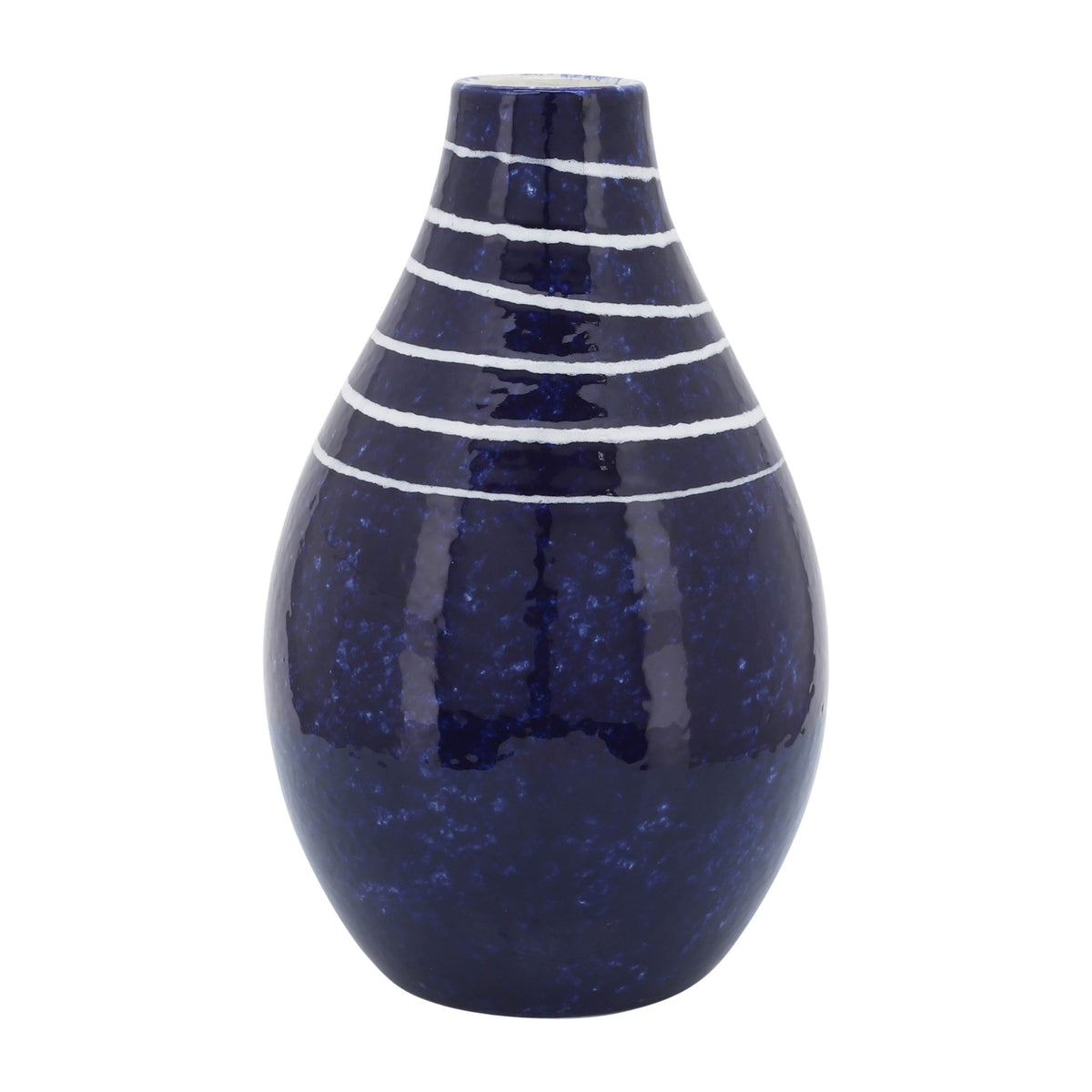 CER, 10"H PRIMEVAL VASE, BLUE Vases and Jars| Sagebrook Home