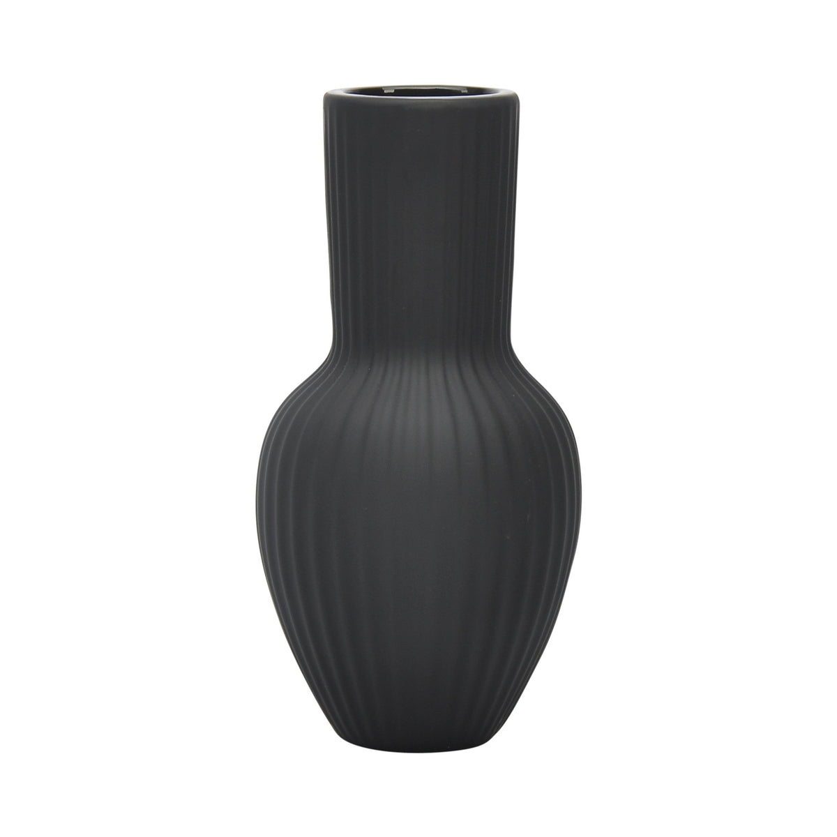 CER, 11"H BOUQUET VASE, BLACK Vases and Jars| Sagebrook Home