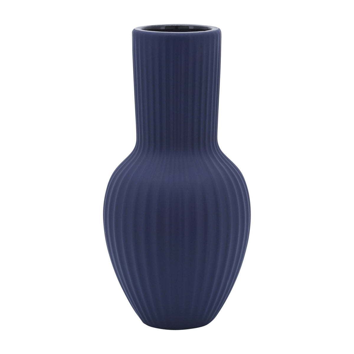 CER, 11"H BOUQUET VASE, NAVY Vases and Jars| Sagebrook Home