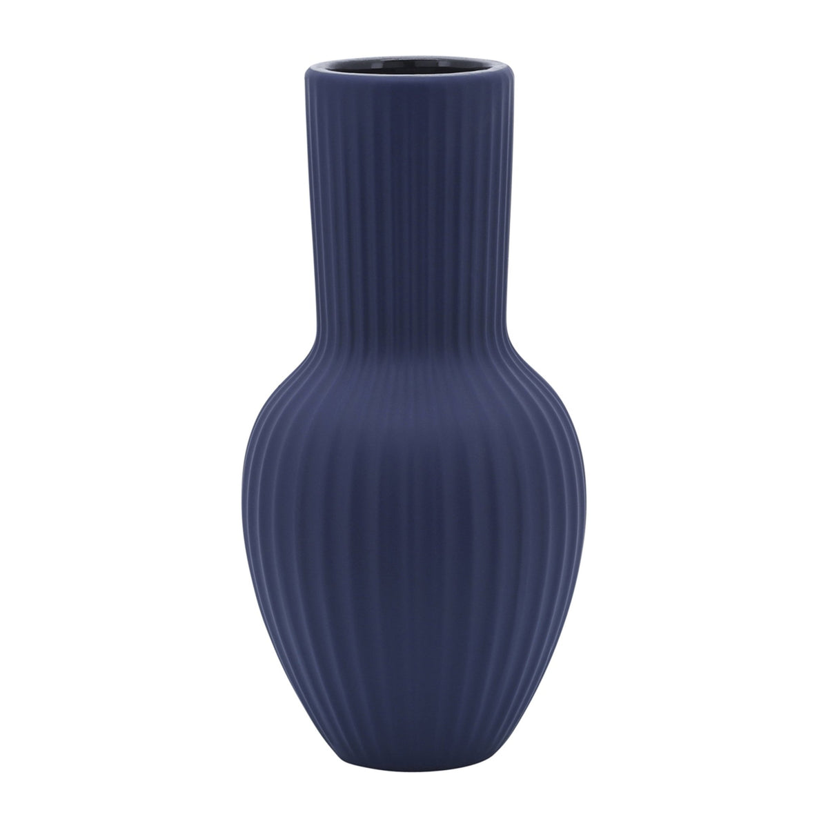 CER, 11"H BOUQUET VASE, NAVY Vases and Jars| Sagebrook Home