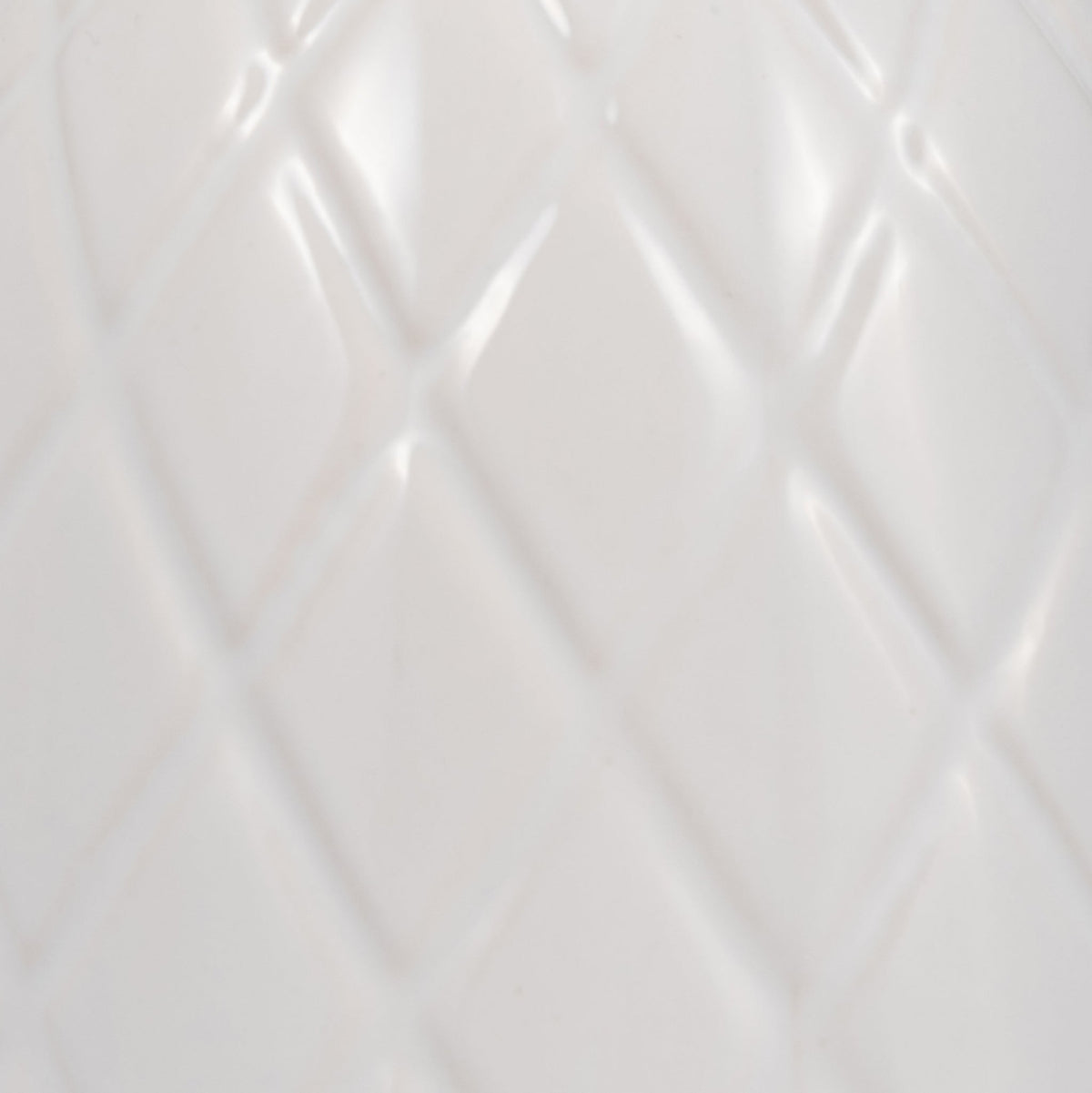 CER, 12" PLAID TEXTURED VASE, WHITE Vases and Jars| Sagebrook Home