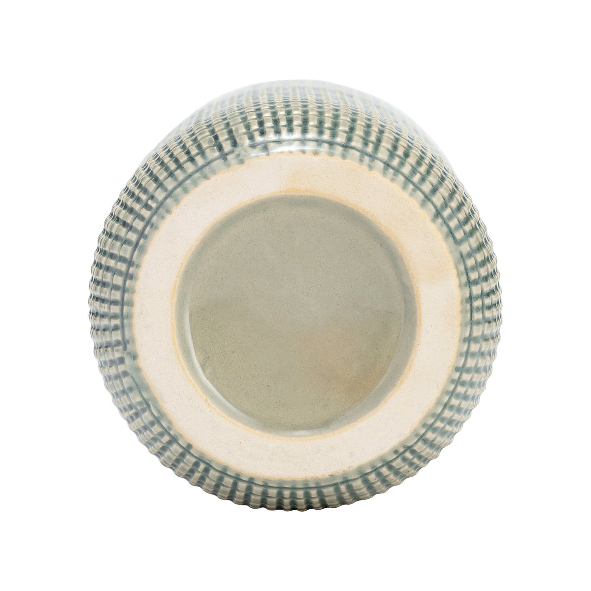 CER, 12"H 3-TONE VASE, LIGHT BLUE GREEN Vases and Jars| Sagebrook Home