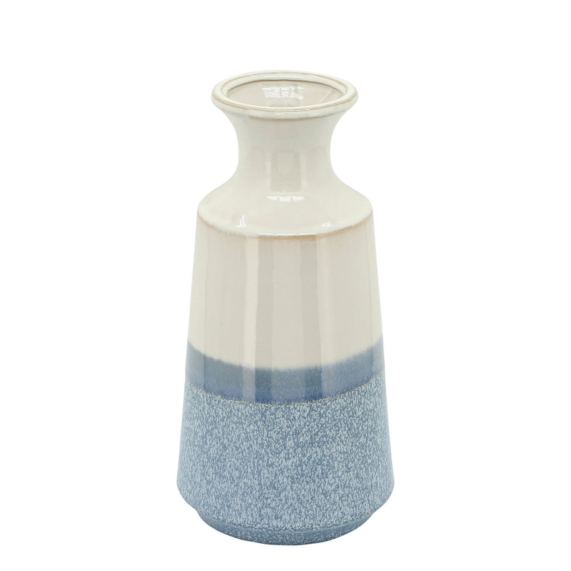 Cer, 12"H Vase, Sky Blue - Al Rugaib Furniture