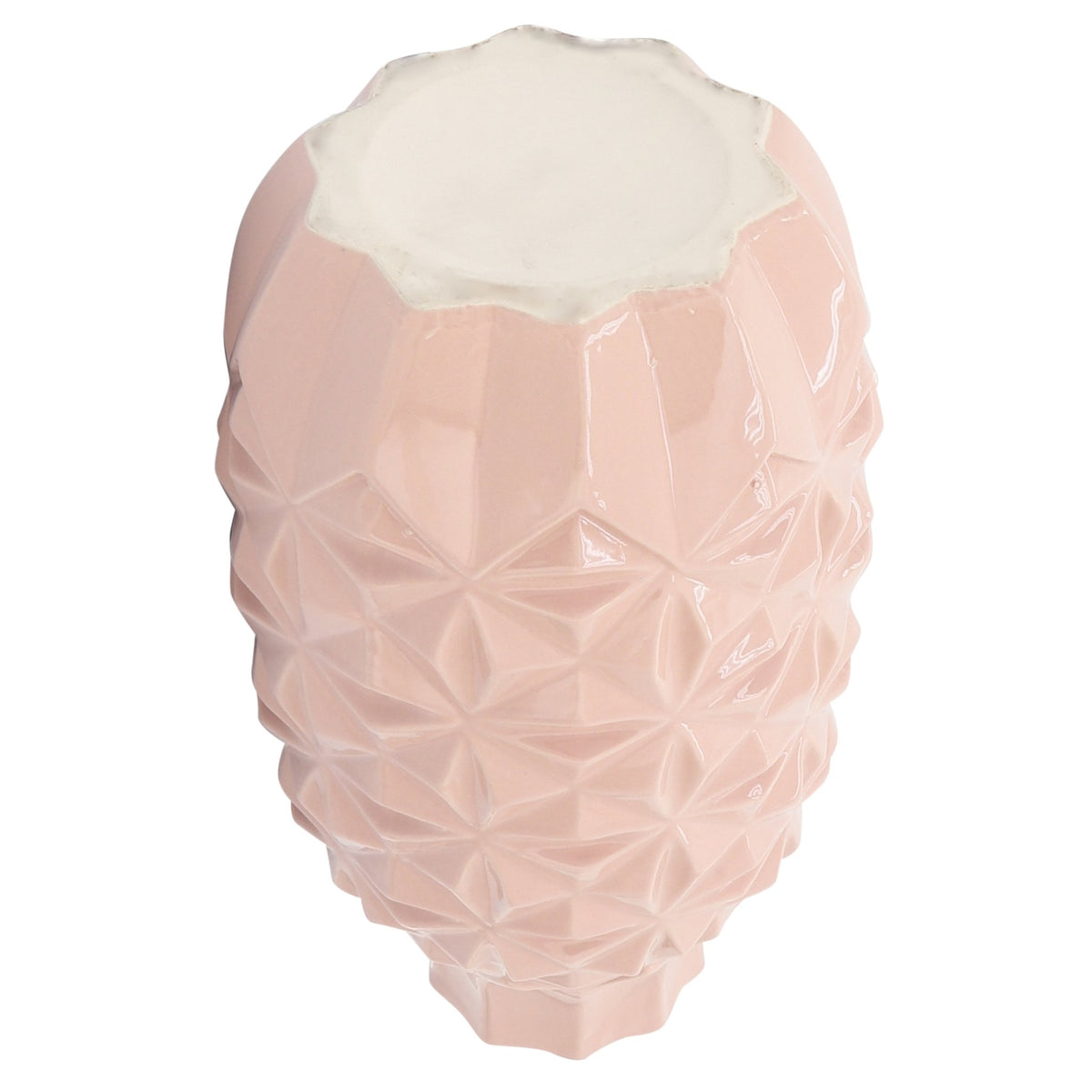 Cer, 15" Geo Vase, Blush Vases and Jars| Sagebrook Home