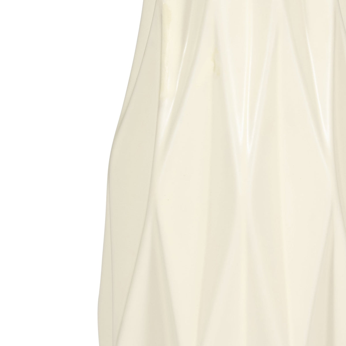 CER, 16" FLUTTER VASE, COTTON Vases and Jars| Sagebrook Home