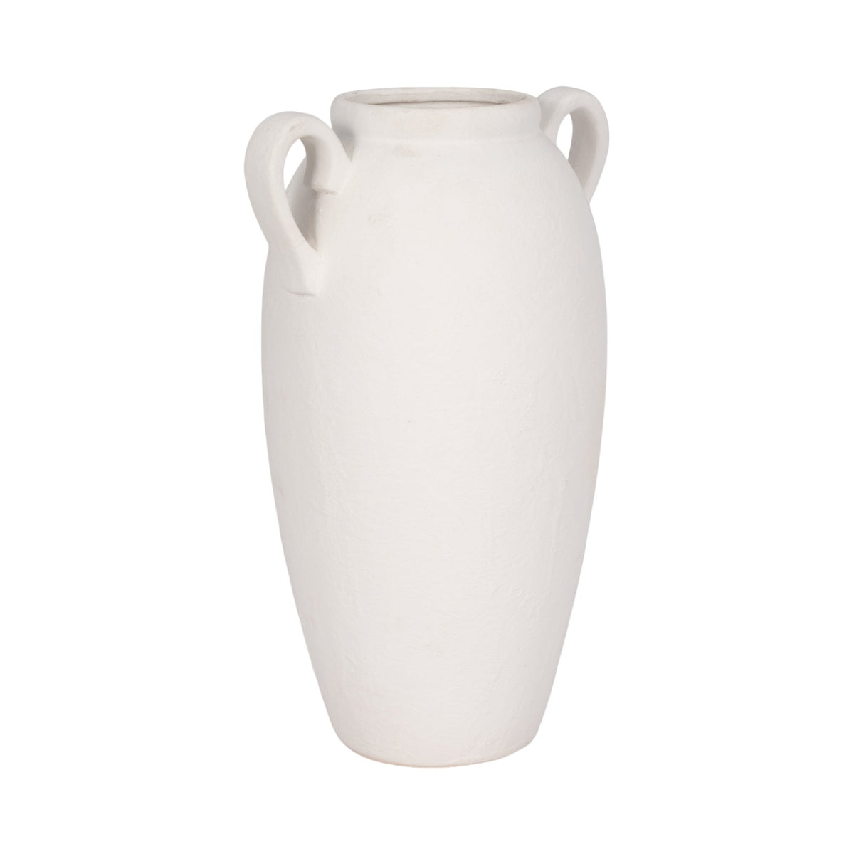 CER, 16" TEXTURED JUG W/ HANDLES, WHITE Vases and Jars| Sagebrook Home