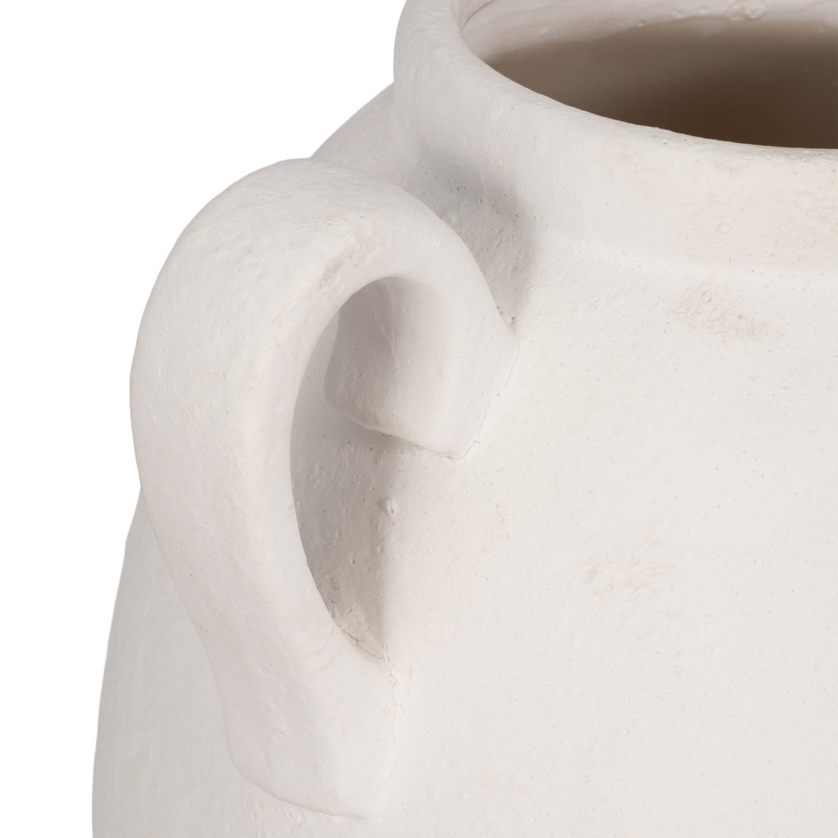 CER, 16" TEXTURED JUG W/ HANDLES, WHITE Vases and Jars| Sagebrook Home