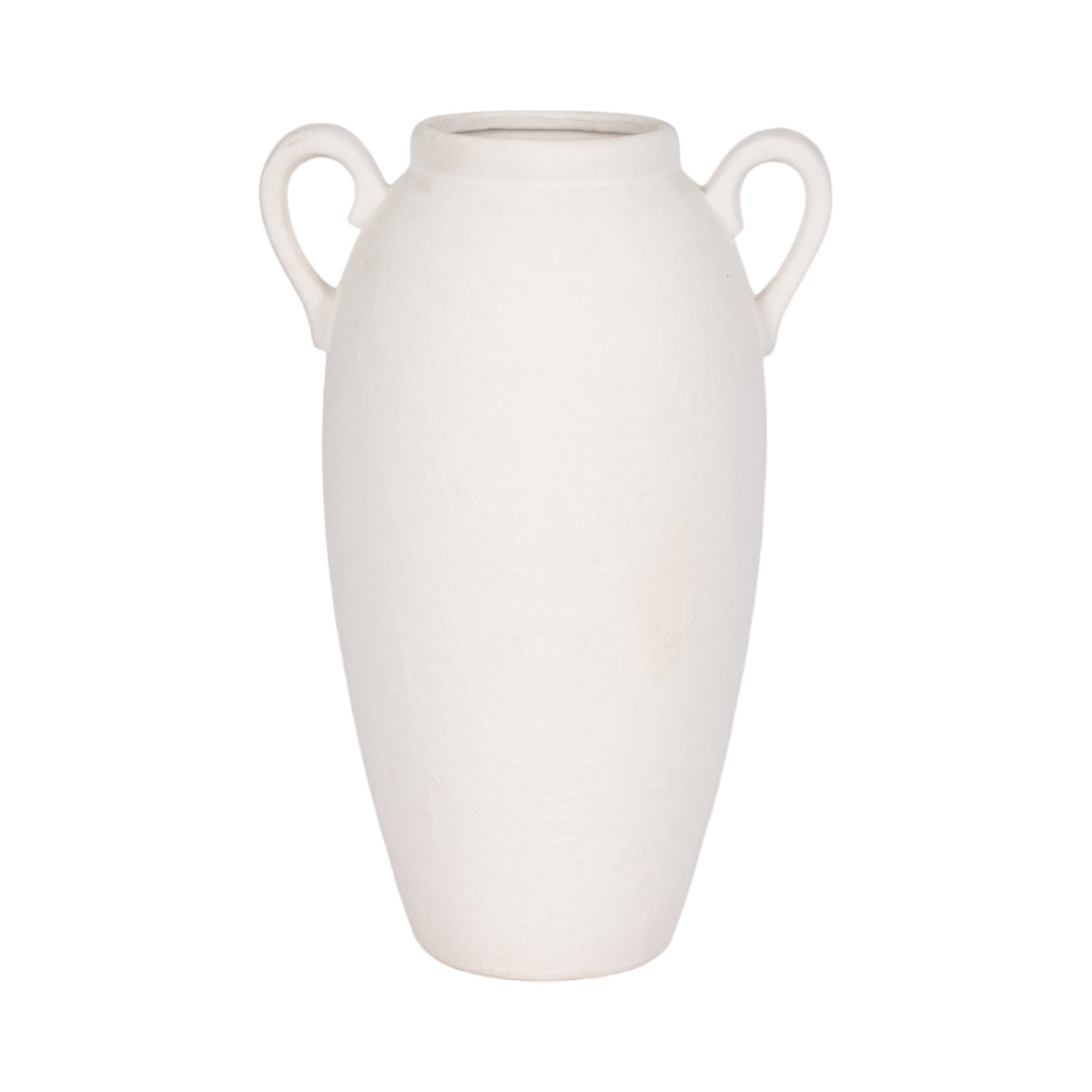 CER, 16" TEXTURED JUG W/ HANDLES, WHITE Vases and Jars| Sagebrook Home