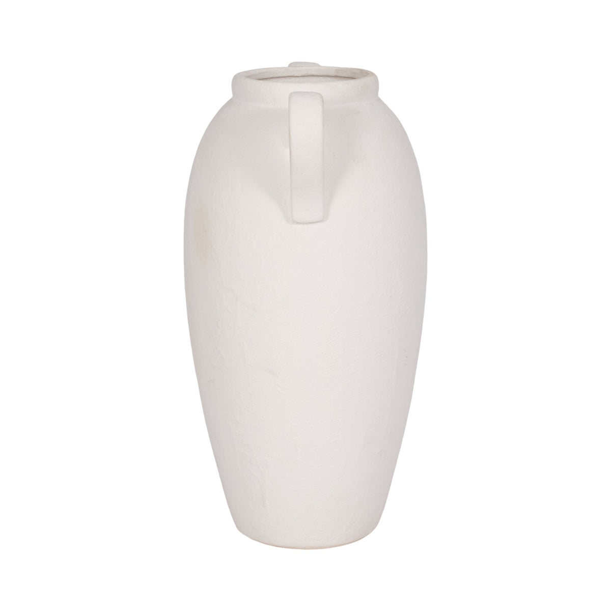 CER, 16" TEXTURED JUG W/ HANDLES, WHITE Vases and Jars| Sagebrook Home