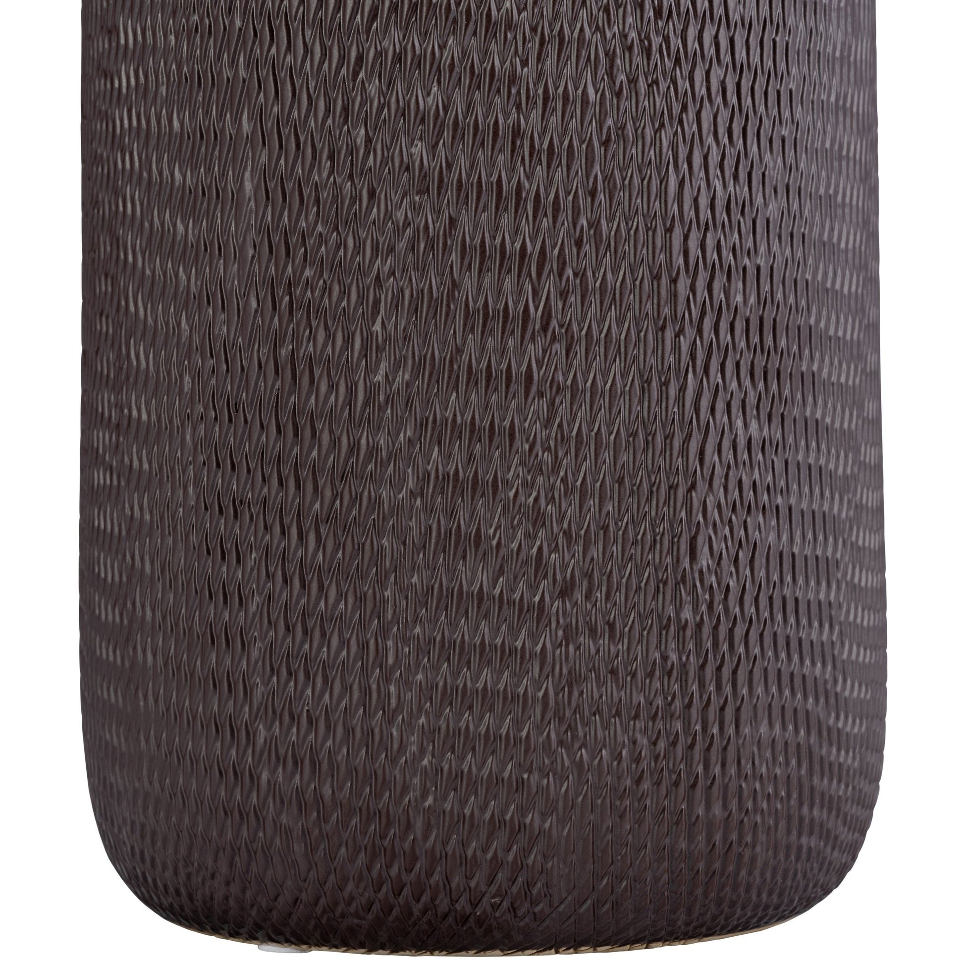 CER, 18"H GROOVED VASE, JAVA | Sagebrook Home