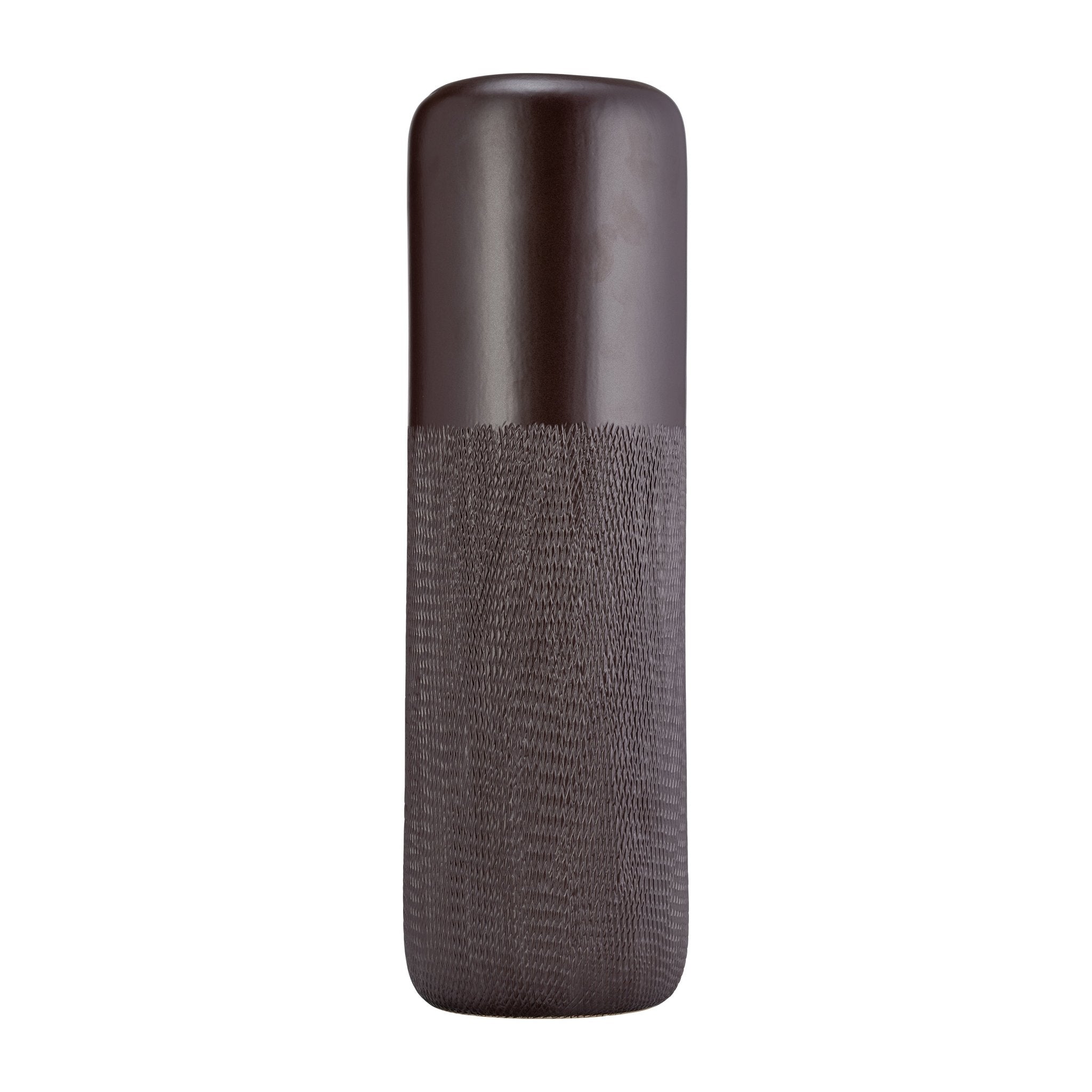 CER, 18"H GROOVED VASE, JAVA | Sagebrook Home