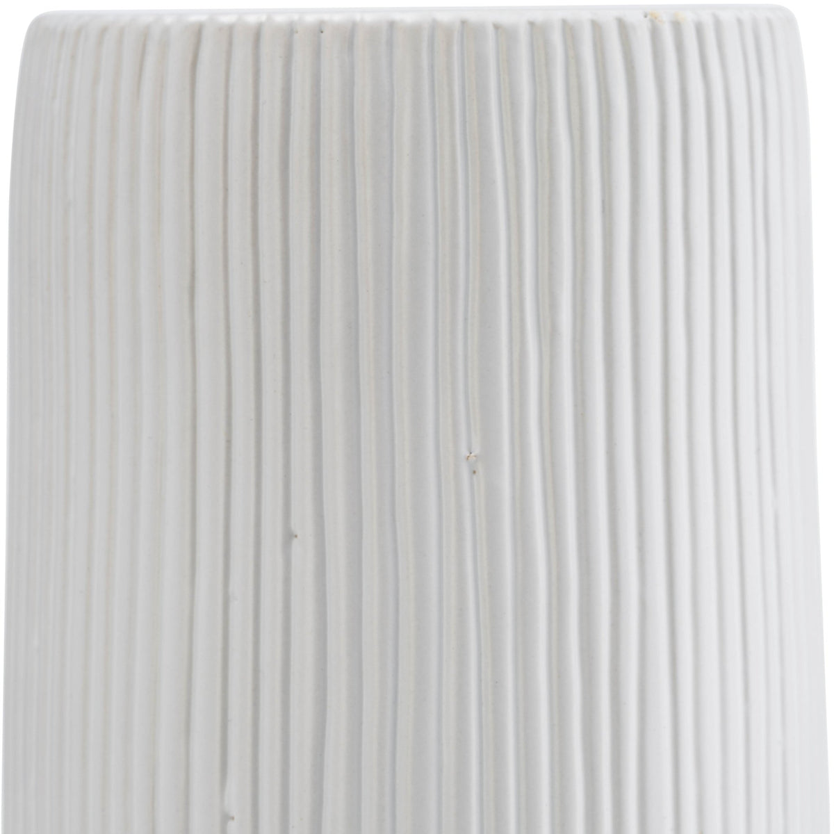 CER, 18"H LINED CYLINDER VASE, WHITE Vases and Jars| Sagebrook Home
