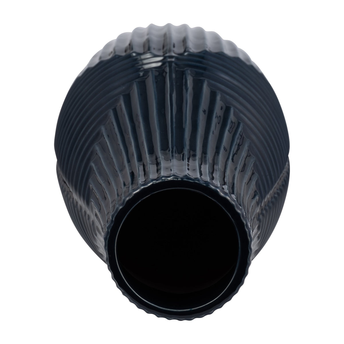 CER, 20" TRIBAL VASE, NAVY BLUE Vases and Jars| Sagebrook Home