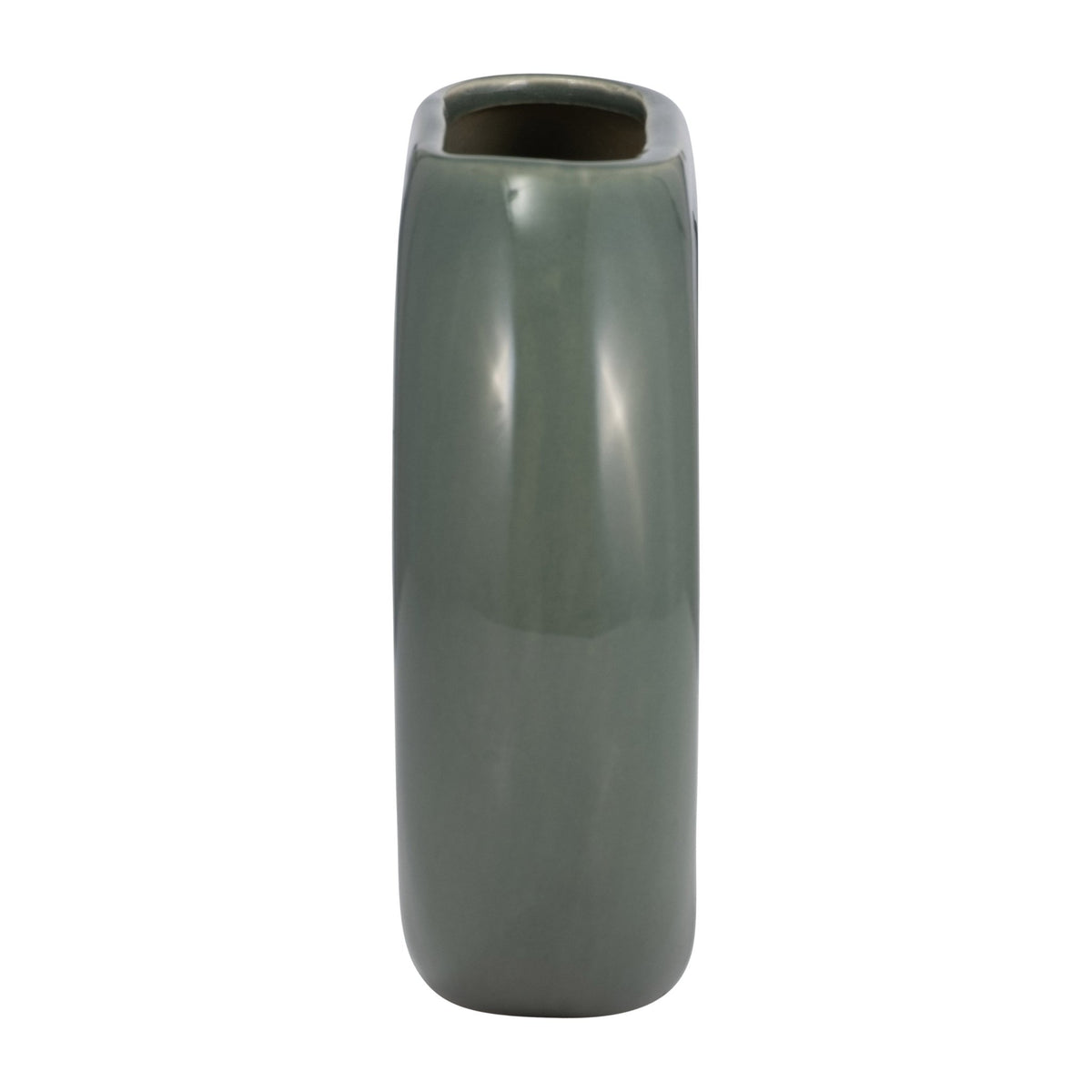 CER, 5" DONUT VASE, DARK SAGE Vases and Jars| Sagebrook Home