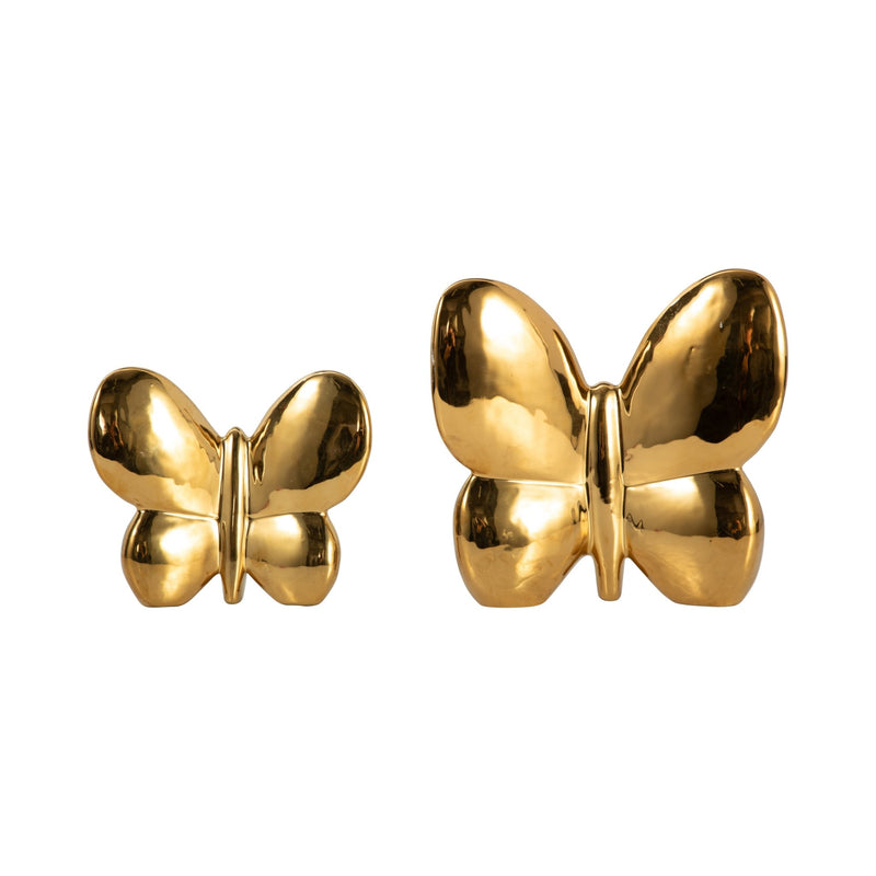 CER, 6" BALLOON BUTTERFLY, GOLD - Al Rugaib Furniture