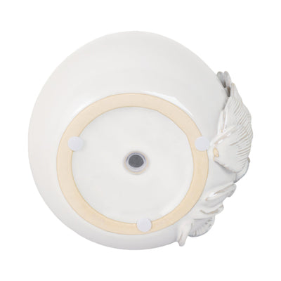 Cer, 6" Mushroom Applique Planter, Ivory - Al Rugaib Furniture