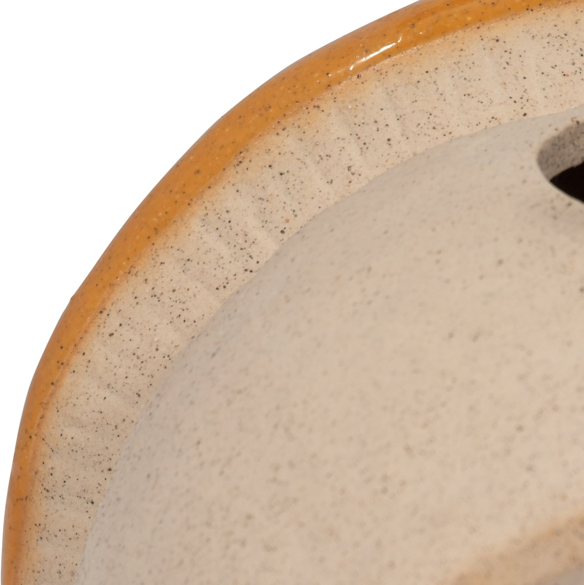 CER, 6" ROUND BIRD FEEDER, DARK ORANGE | Sagebrook Home