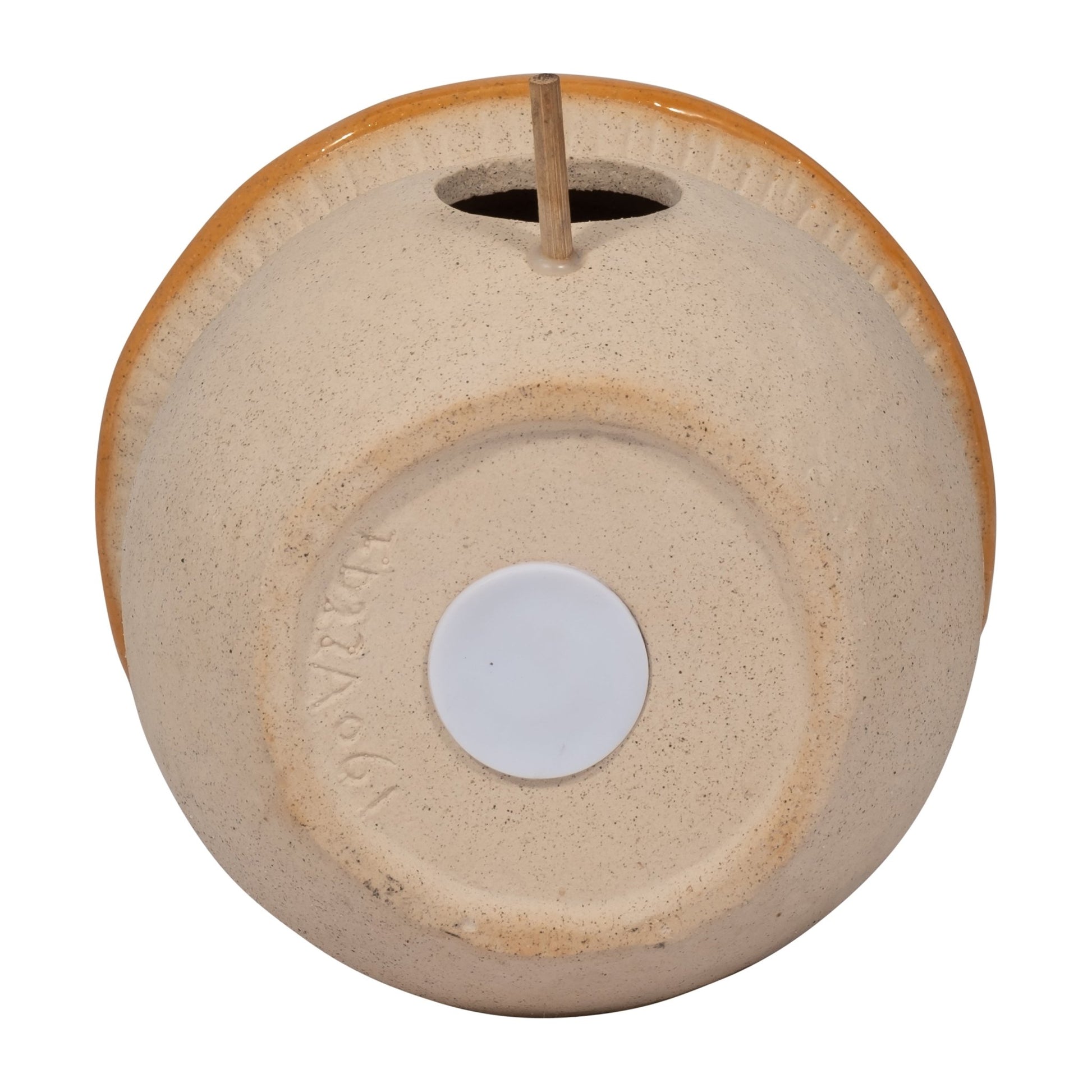 CER, 6" ROUND BIRD FEEDER, DARK ORANGE | Sagebrook Home