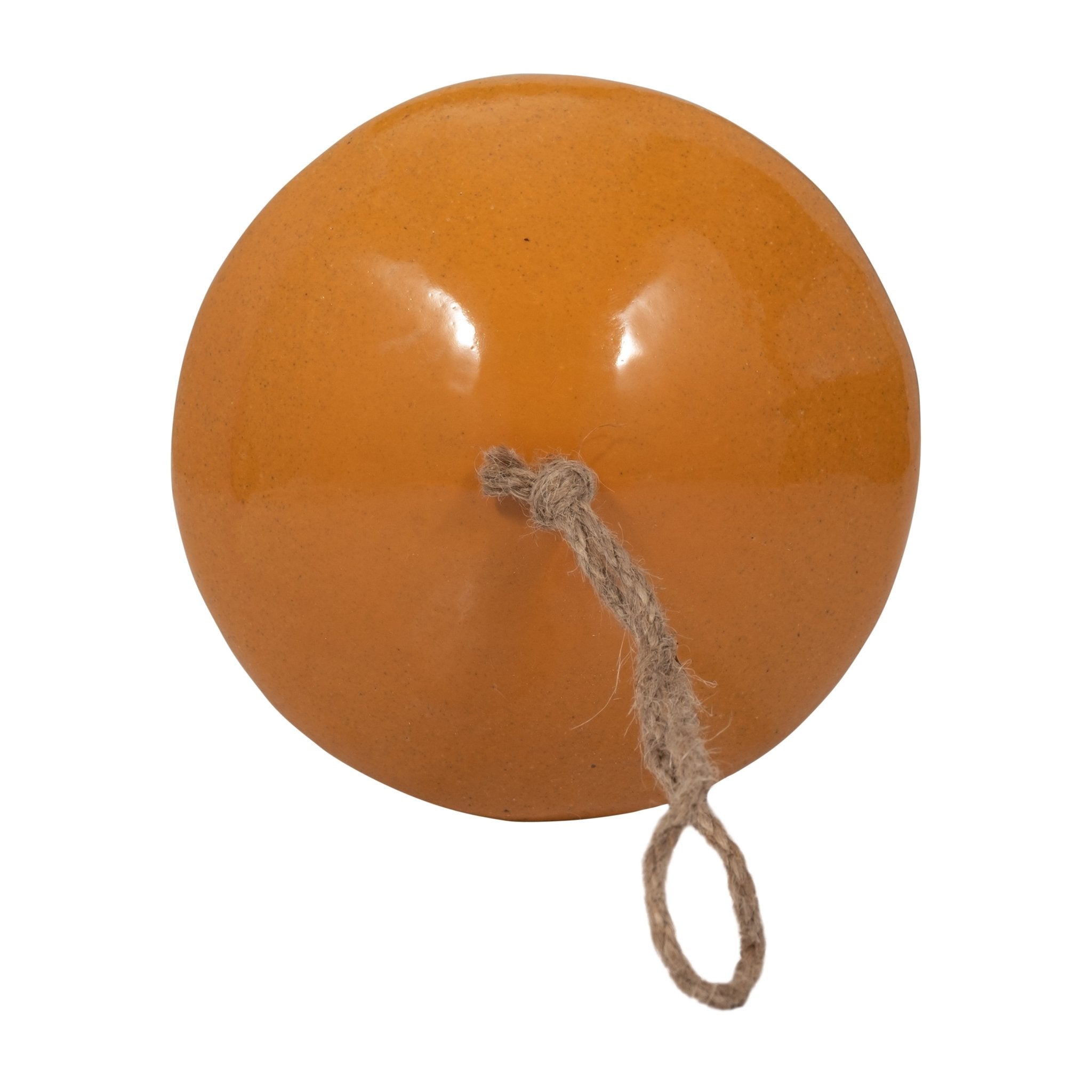 CER, 6" ROUND BIRD FEEDER, DARK ORANGE | Sagebrook Home