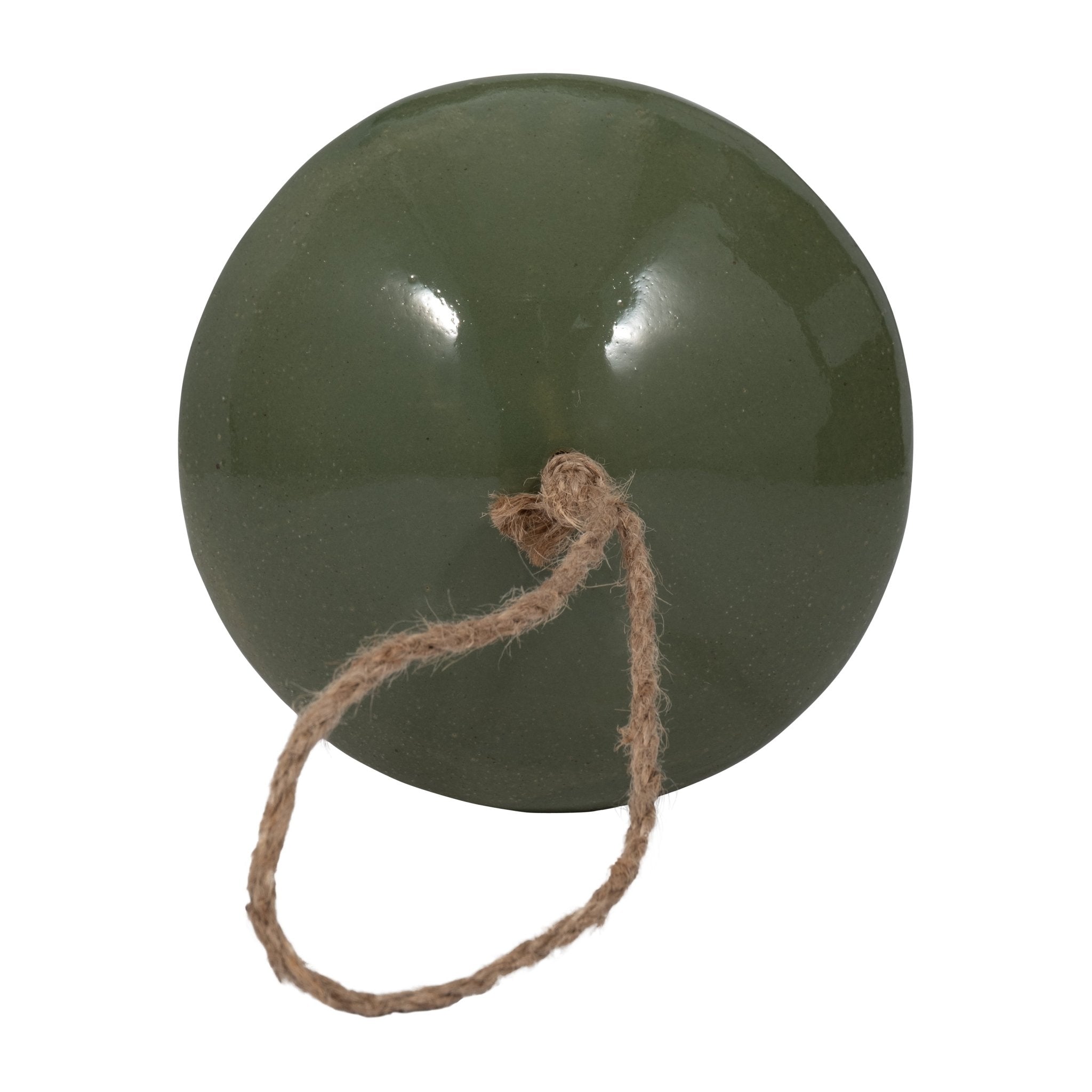 CER, 6" ROUND BIRD FEEDER, GREEN Planter| Sagebrook Home