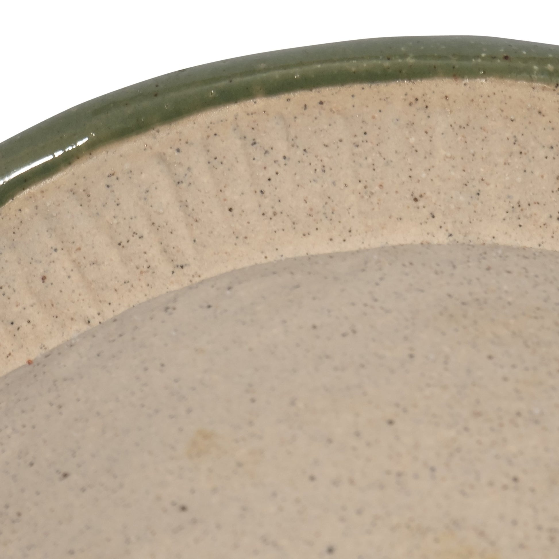 CER, 6" ROUND BIRD FEEDER, GREEN Planter| Sagebrook Home