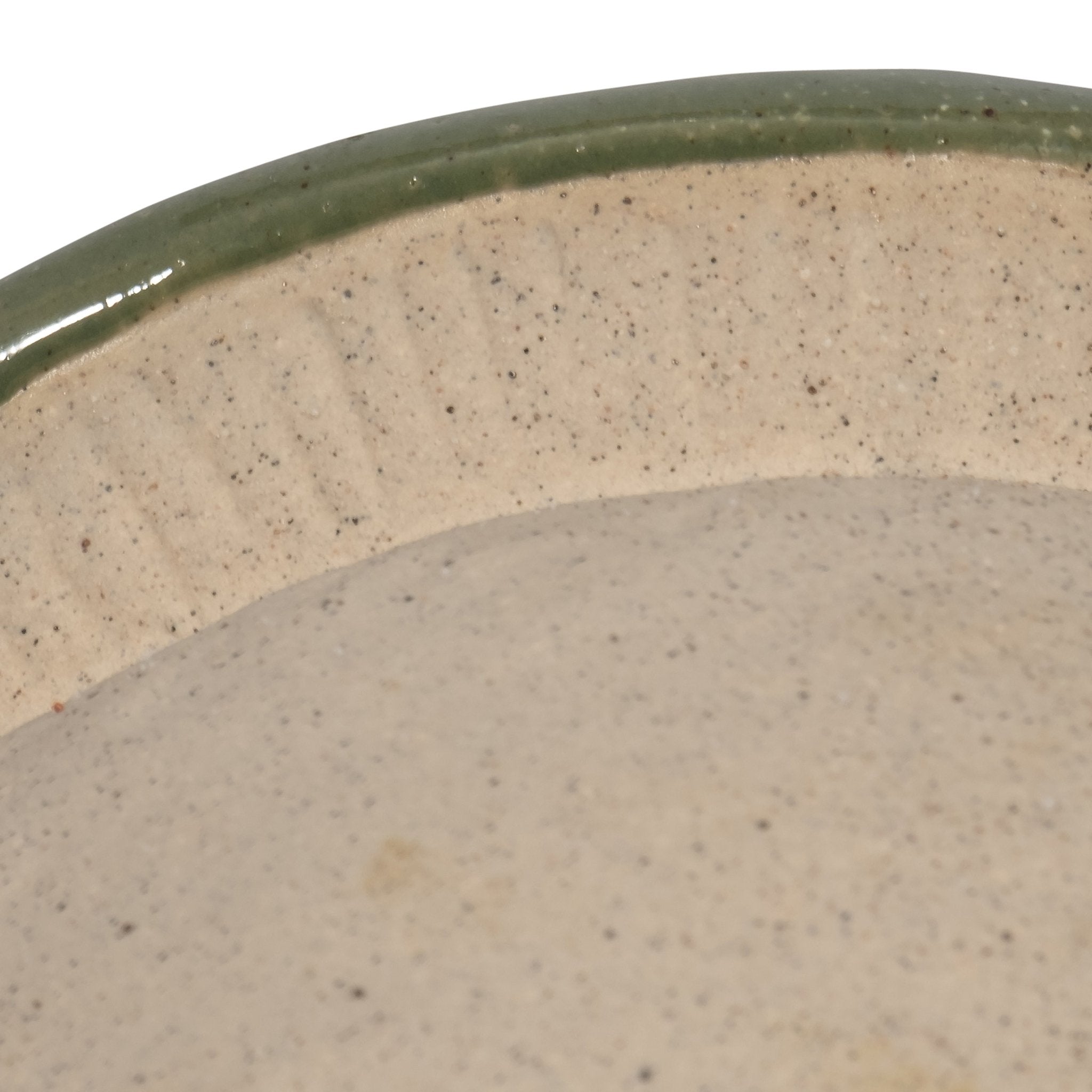 CER, 6" ROUND BIRD FEEDER, GREEN Planter| Sagebrook Home