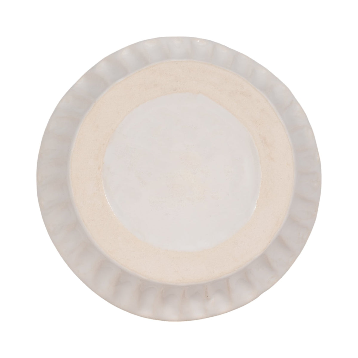 CER, 6" WAVY VASE, WHITE Vases and Jars| Sagebrook Home